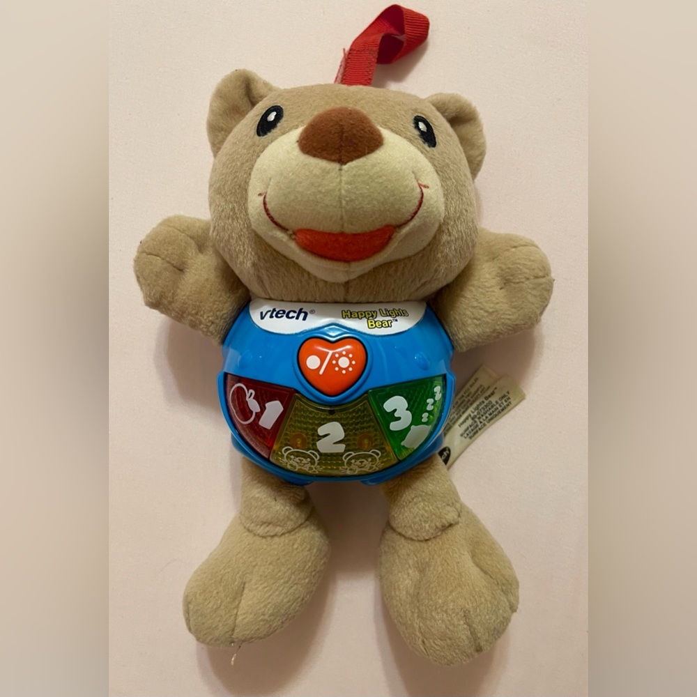 Happy Lights Bear - Blue and Brown